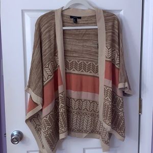 Forever 21 // Fall Tribal Poncho Cardigan